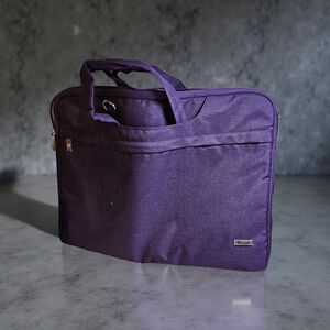 NWOT Elegant Purple Laptop Bag for Women